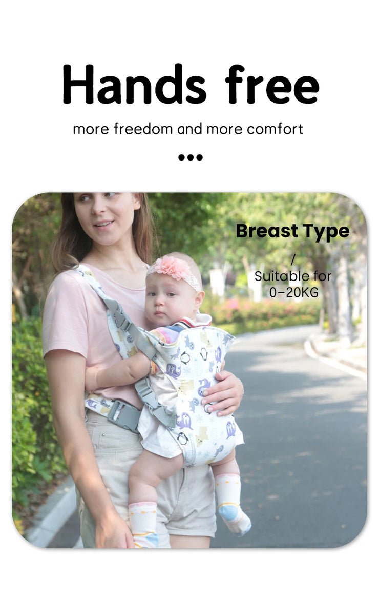 0-36 Months Ergonomic Baby Carrier Lightweight