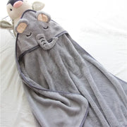 Baby Hooded Bath Towels Cartoon Animal