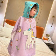 Baby Bath Towel Kids Beach Towel with Hood Boys Girls Hooded