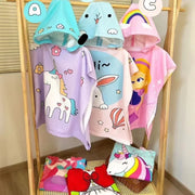 Baby Bath Towel Kids Beach Towel with Hood Boys Girls Hooded