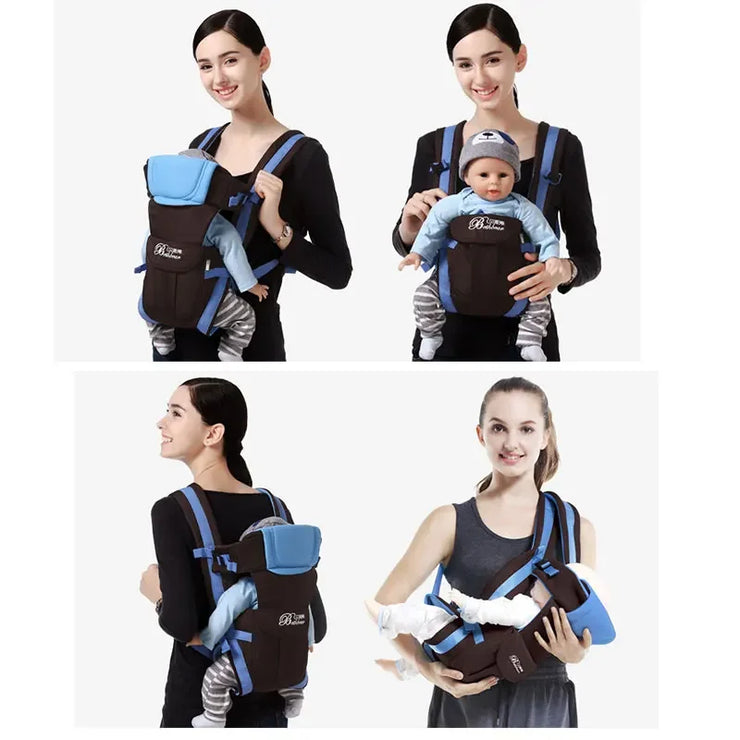 Baby Sling Carrier, 4-in-1 Ergonomic Baby Backpack Carrier