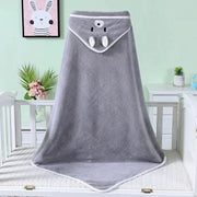 Cartoon Animal Baby Hooded Bath Towels