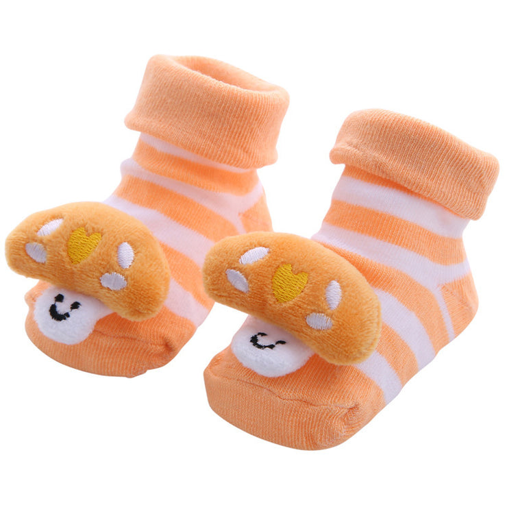 Cartoon Anti-Skid Baby Socks Doll Socks