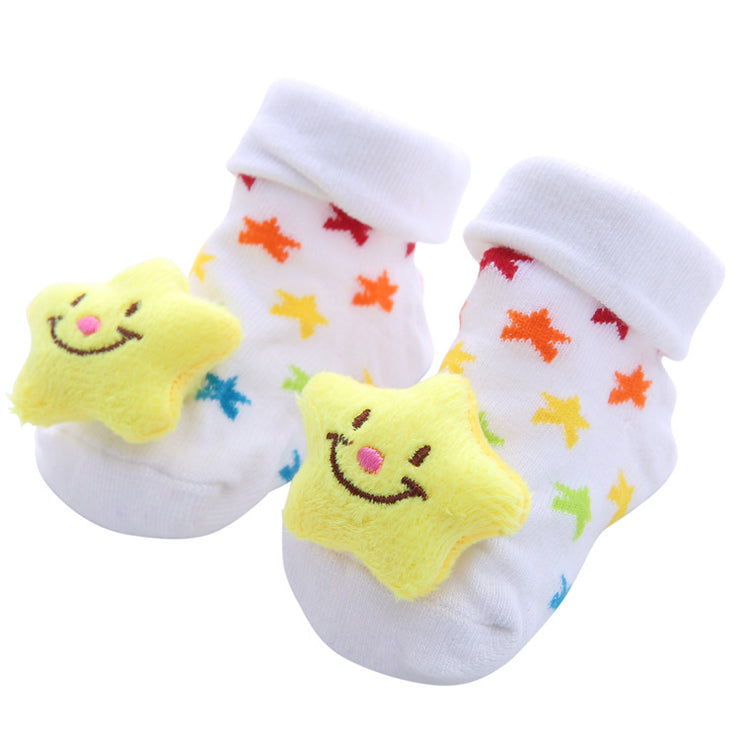 Cartoon Anti-Skid Baby Socks Doll Socks
