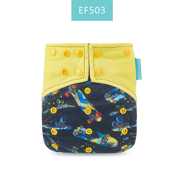 Happyflute Baby Cloth Diaper Waterproof Side
