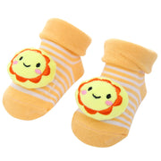 Cartoon Anti-Skid Baby Socks Doll Socks