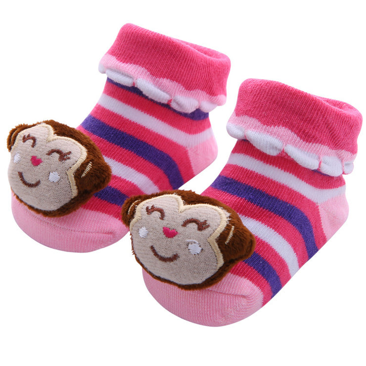 Cartoon Anti-Skid Baby Socks Doll Socks