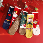 No Heel Parent-child Socks Warm Baby Socks