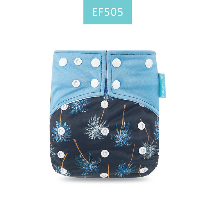 Happyflute Baby Cloth Diaper Waterproof Side
