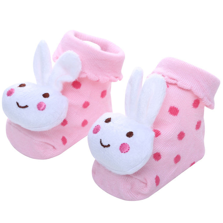 Cartoon Anti-Skid Baby Socks Doll Socks