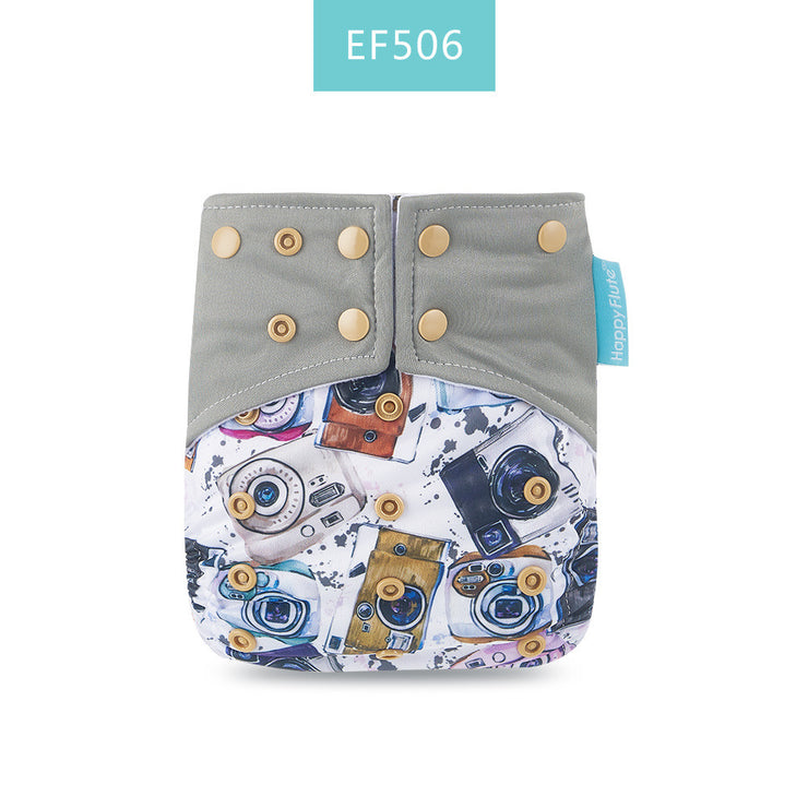 Happyflute Baby Cloth Diaper Waterproof Side